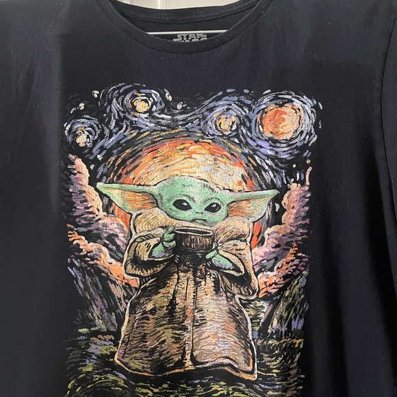 STARWARS THE MANDALORAIN THE CHILD BABY YODA CREW NECK TSHIRT SIZE L - Picture 2 of 2